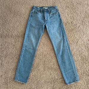 Levi's Light Blue Straight Leg Women's Jeans